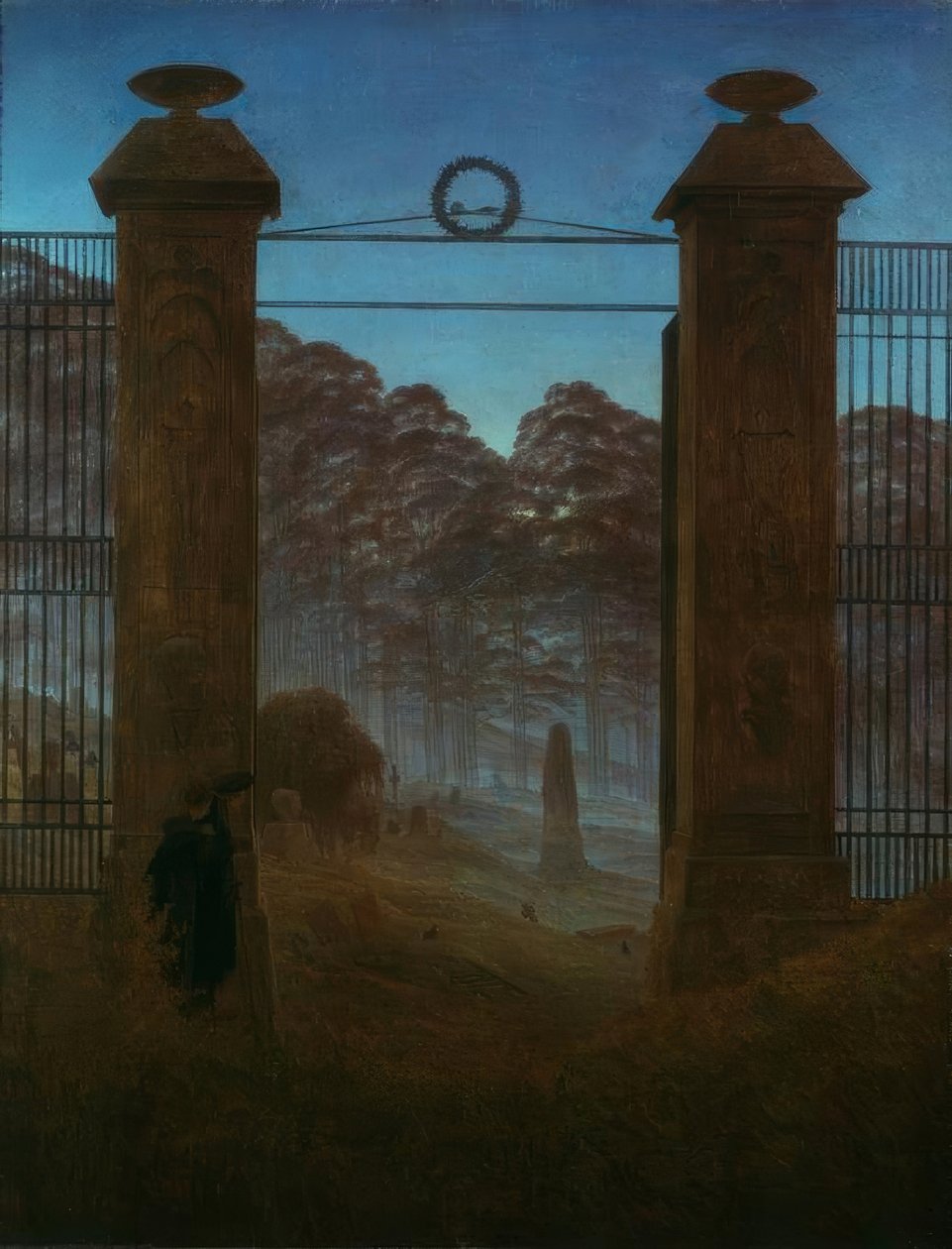 公墓 作者 卡斯珀·大卫·弗里德里希（Caspar David Friedrich）