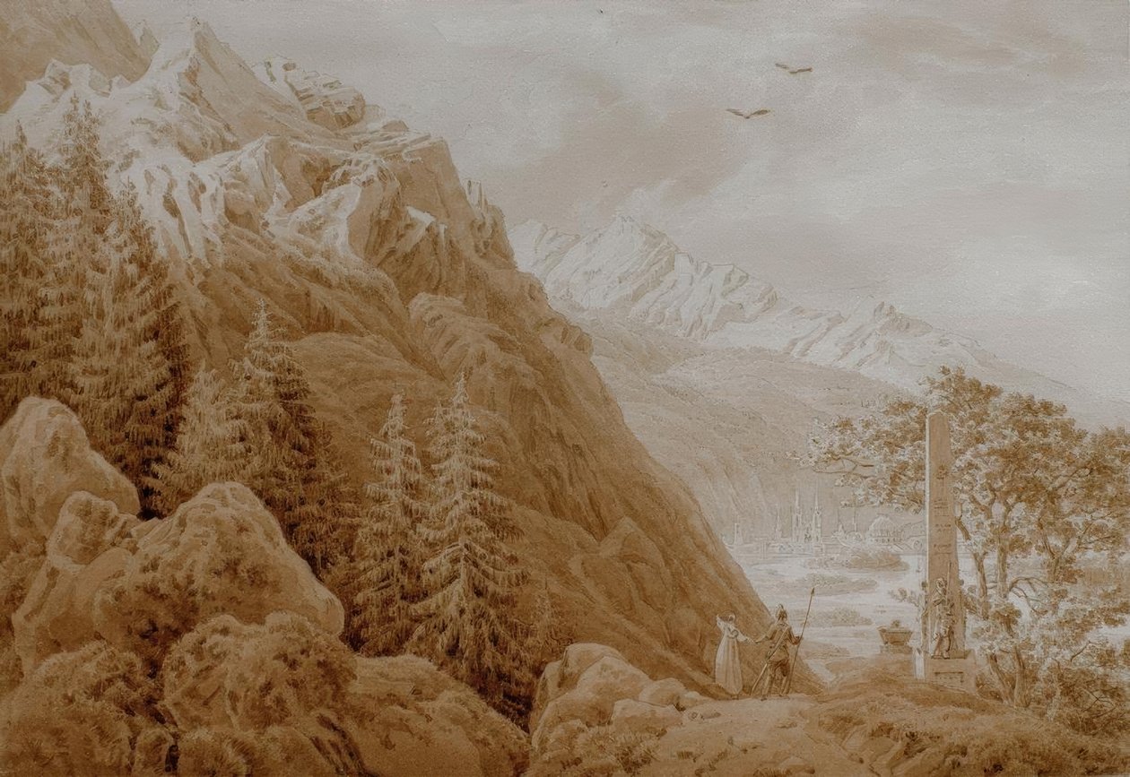 秋天 作者 卡斯珀·大卫·弗里德里希（Caspar David Friedrich）
