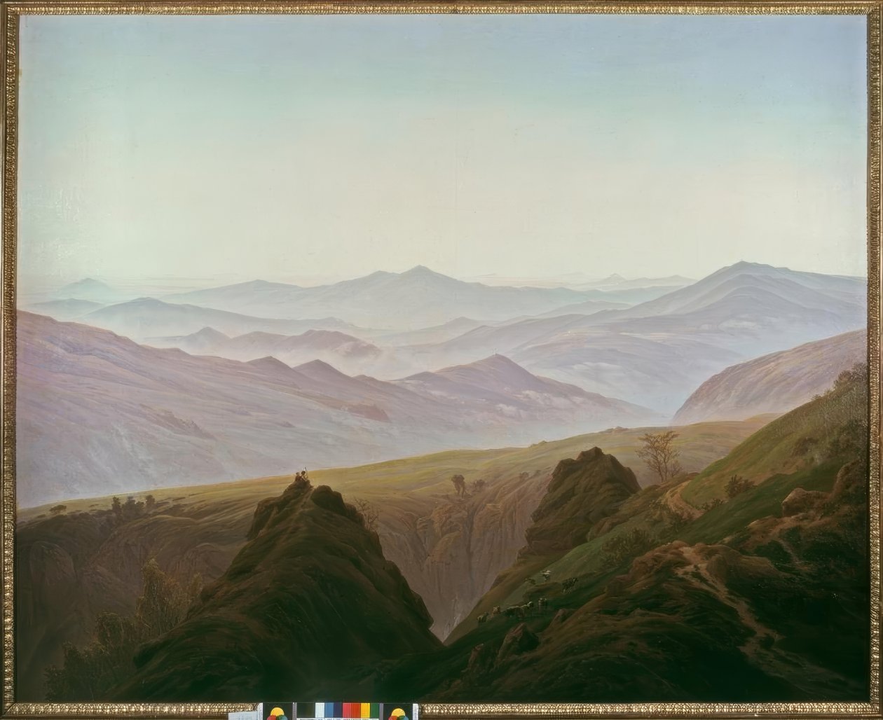 山中的早晨 作者 卡斯珀·大卫·弗里德里希（Caspar David Friedrich）