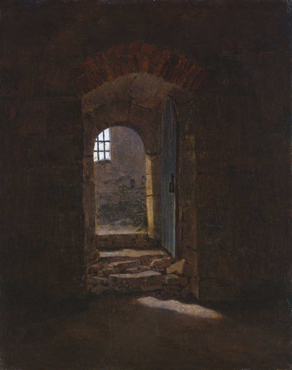 迈森的门口，1827年 作者 卡斯珀·大卫·弗里德里希（Caspar David Friedrich）