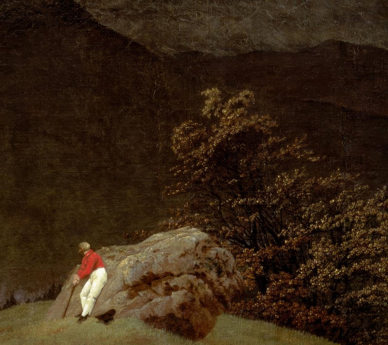 彩虹山风景 作者 卡斯珀·大卫·弗里德里希（Caspar David Friedrich）
