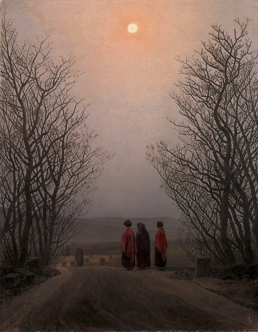 德语：Ostermorgen 复活节早晨 作者 卡斯珀·大卫·弗里德里希（Caspar David Friedrich）