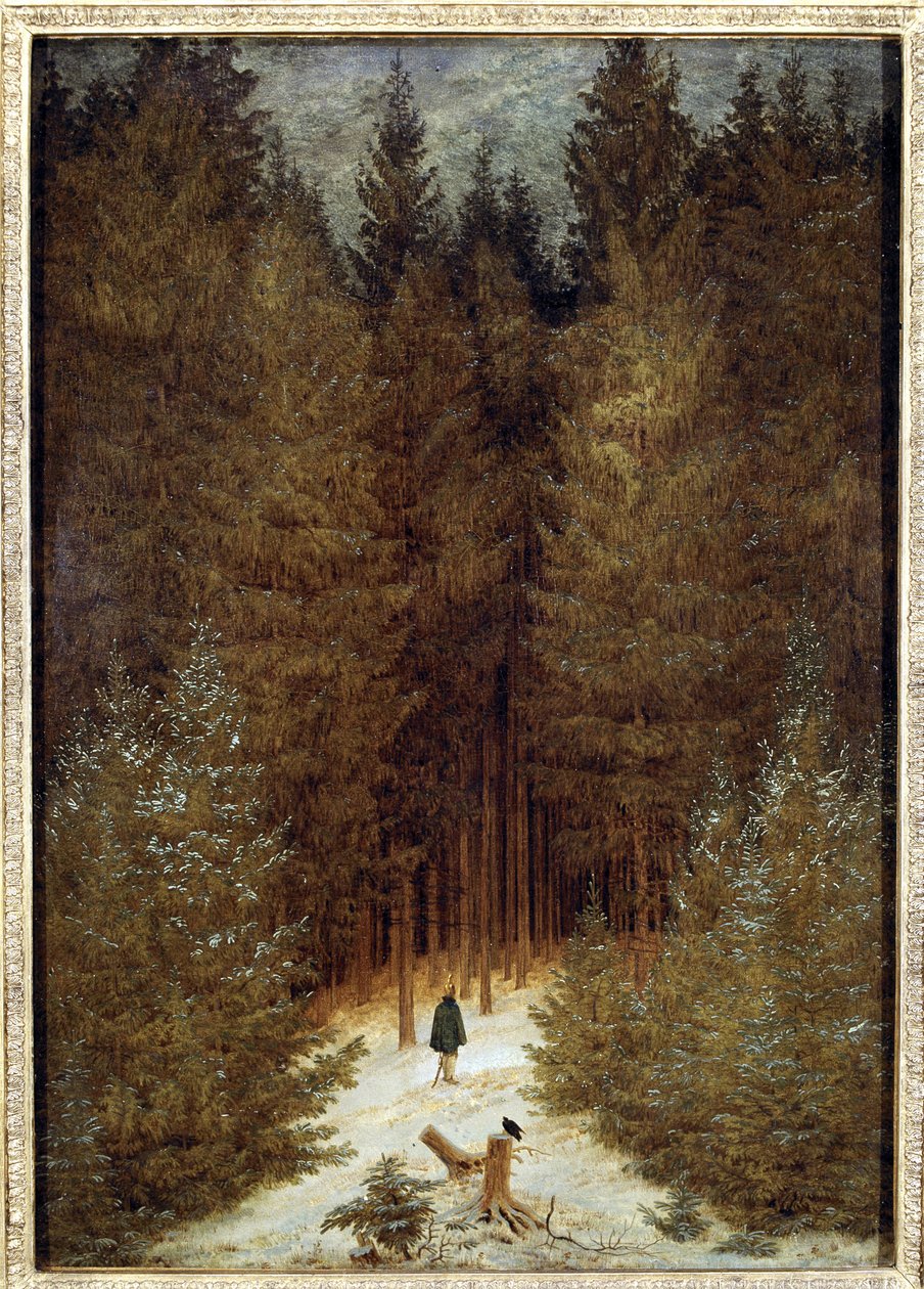 森林中的猎人 作者 卡斯珀·大卫·弗里德里希（Caspar David Friedrich）