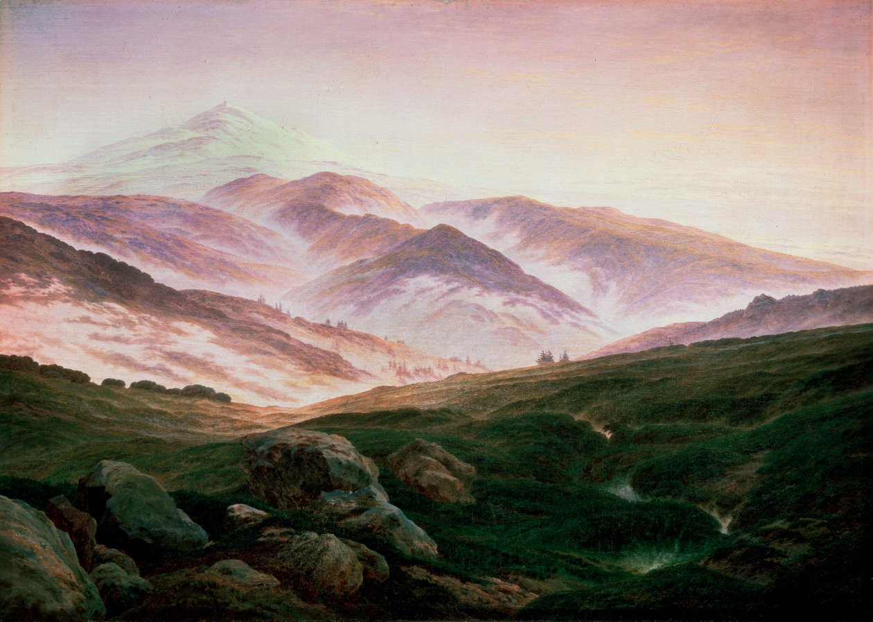 1835年纪念Riesengebirge。 作者 卡斯珀·大卫·弗里德里希（Caspar David Friedrich）