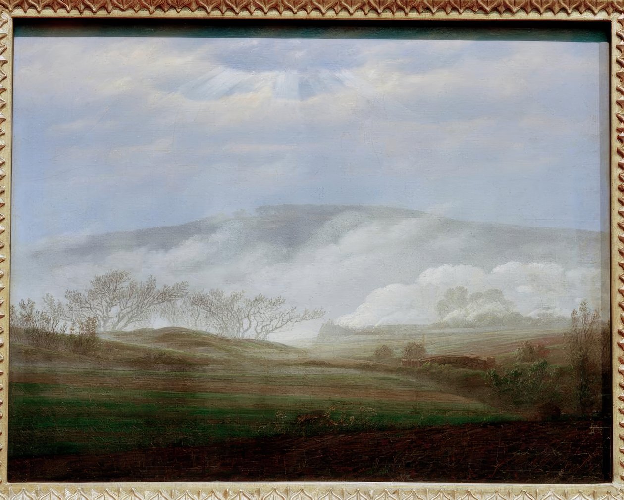易北河谷雾 作者 卡斯珀·大卫·弗里德里希（Caspar David Friedrich）
