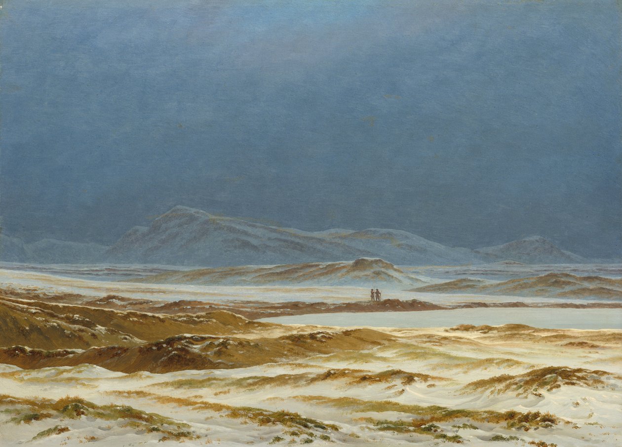 北方风景，春天，约1825年。 作者 卡斯珀·大卫·弗里德里希（Caspar David Friedrich）