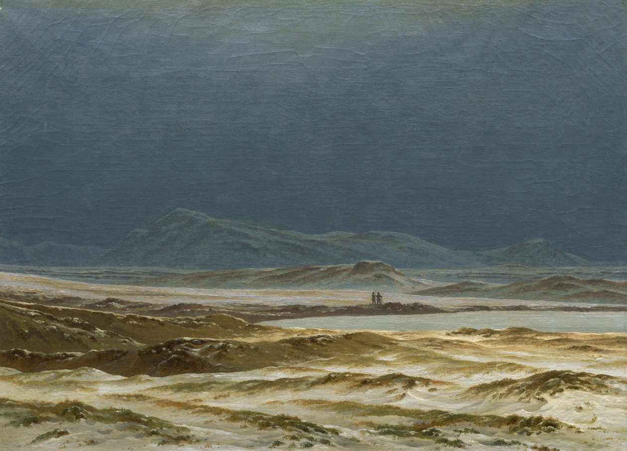 北方景观，春天，大约1825年 作者 卡斯珀·大卫·弗里德里希（Caspar David Friedrich）
