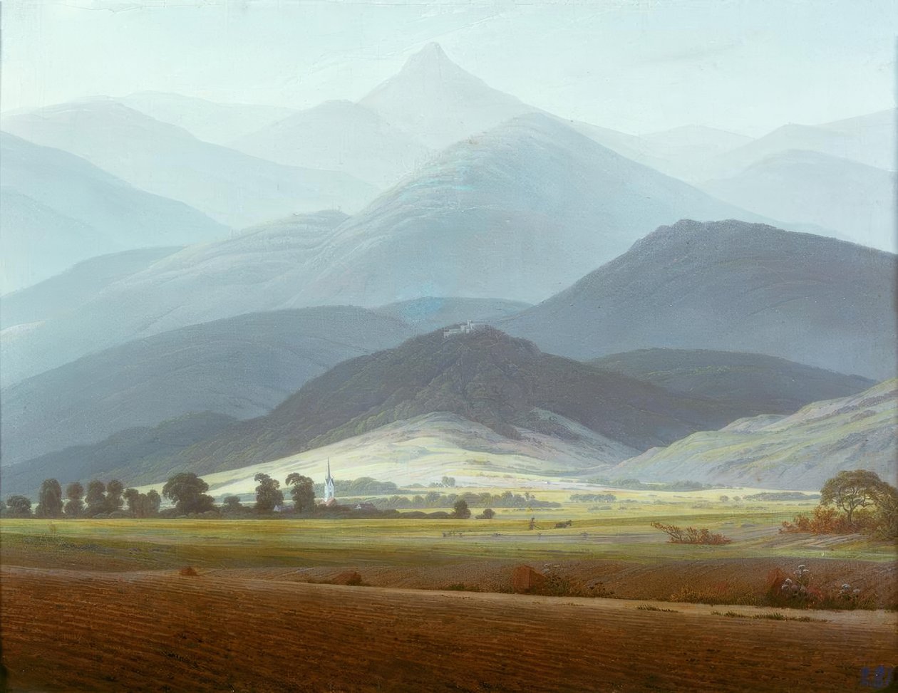 巨山 作者 卡斯珀·大卫·弗里德里希（Caspar David Friedrich）