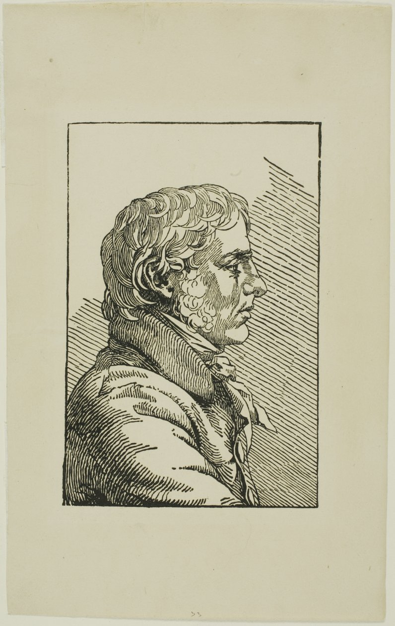 自画像 作者 卡斯珀·大卫·弗里德里希（Caspar David Friedrich）