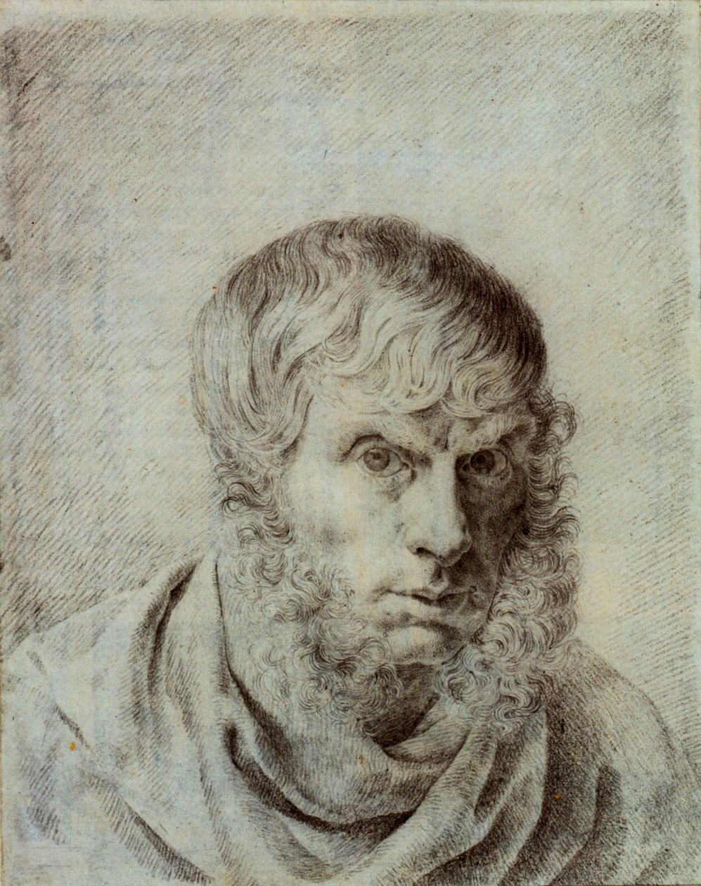 自画像，1810年。 作者 卡斯珀·大卫·弗里德里希（Caspar David Friedrich）