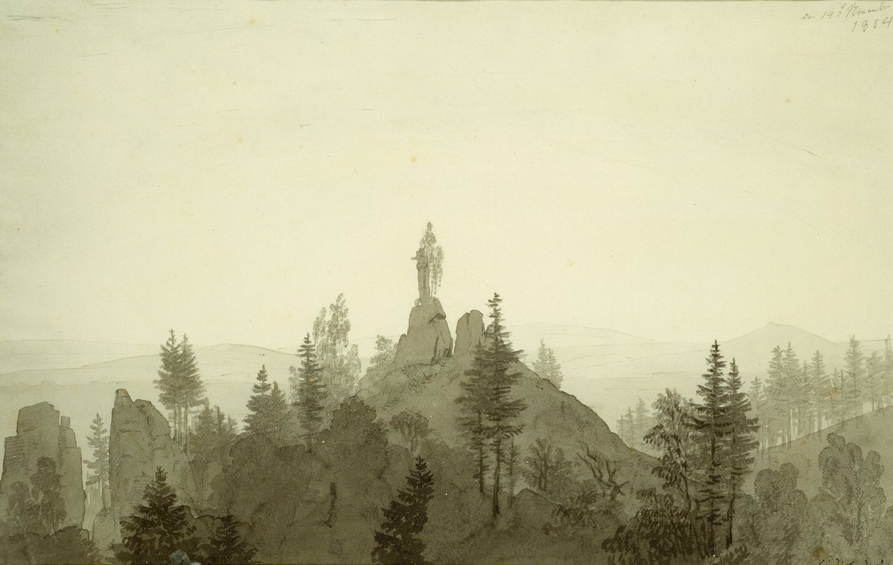 山中圣母像 作者 卡斯珀·大卫·弗里德里希（Caspar David Friedrich）