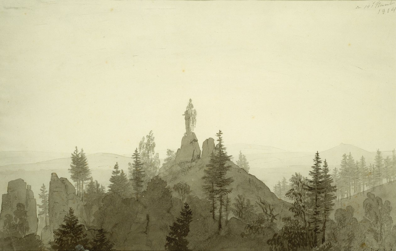 山中圣母像 作者 卡斯珀·大卫·弗里德里希（Caspar David Friedrich）