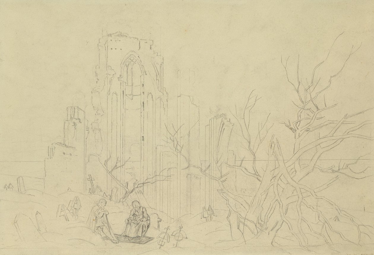 1803年冬季研究 作者 卡斯珀·大卫·弗里德里希（Caspar David Friedrich）