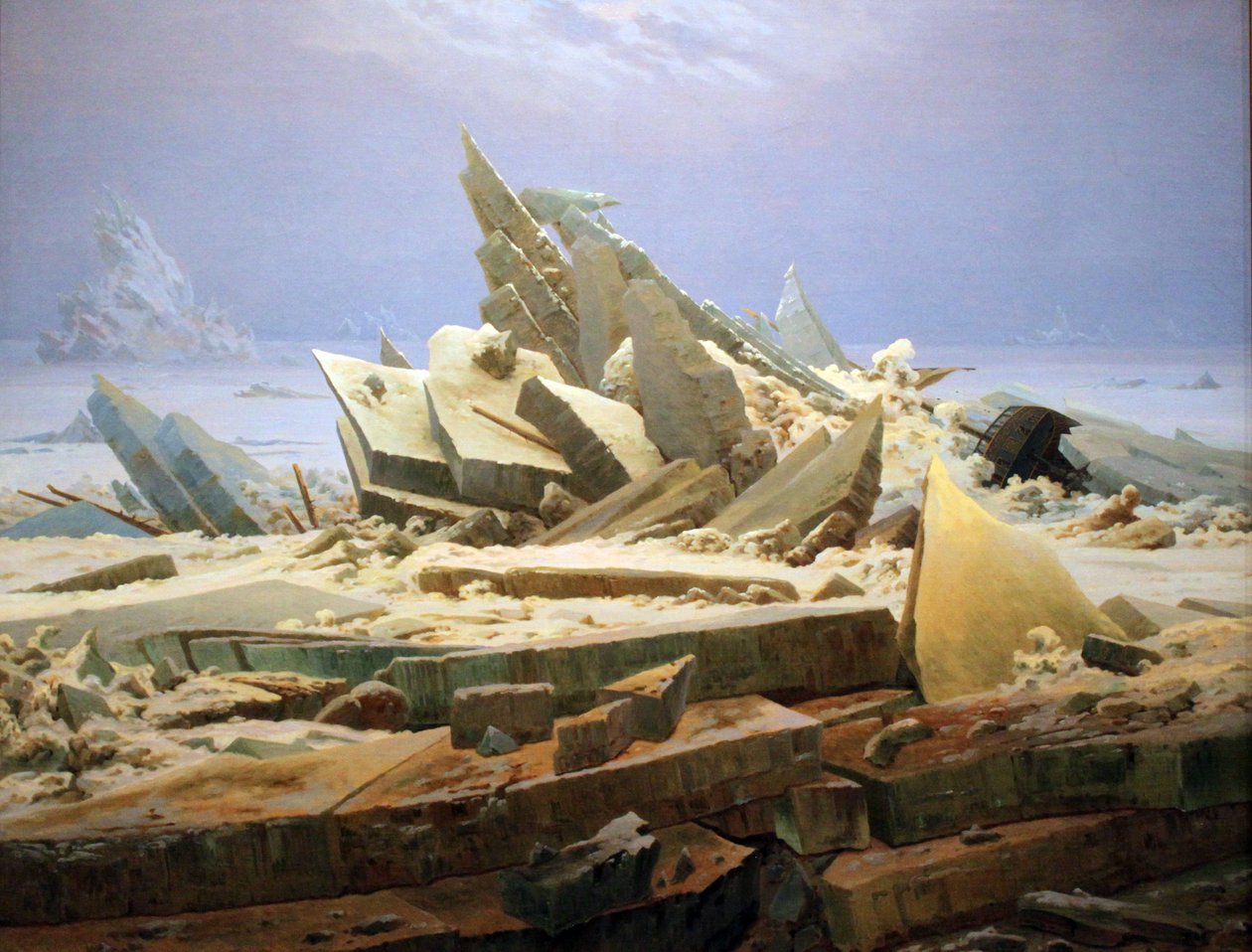 冰之海（希望号沉船） 作者 卡斯珀·大卫·弗里德里希（Caspar David Friedrich）