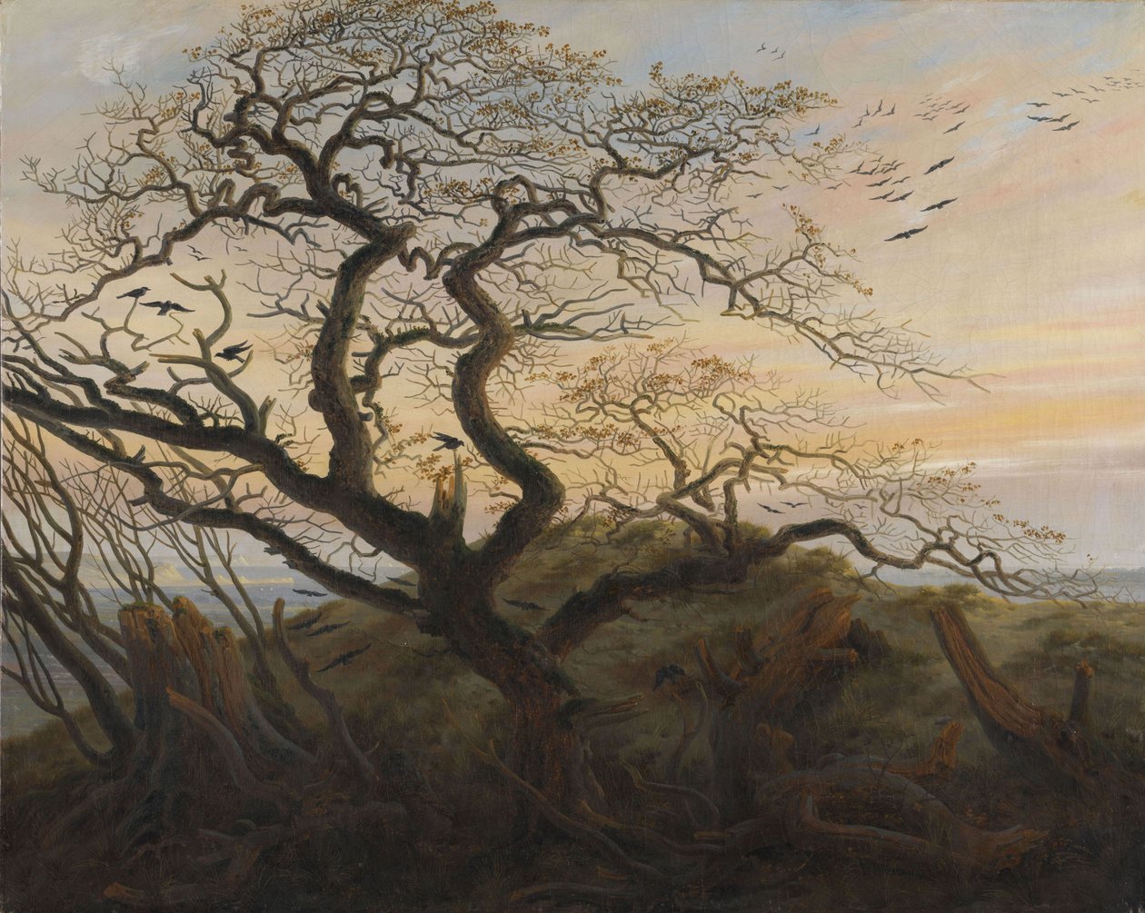 乌鸦树 作者 卡斯珀·大卫·弗里德里希（Caspar David Friedrich）