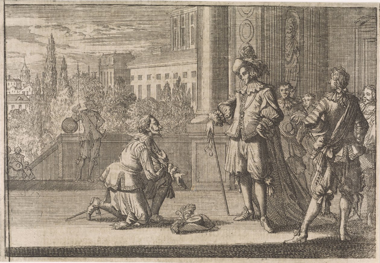 洛林公爵查理四世向路易十三下跪，1641 年 作者 Caspar Luyken（归因于）