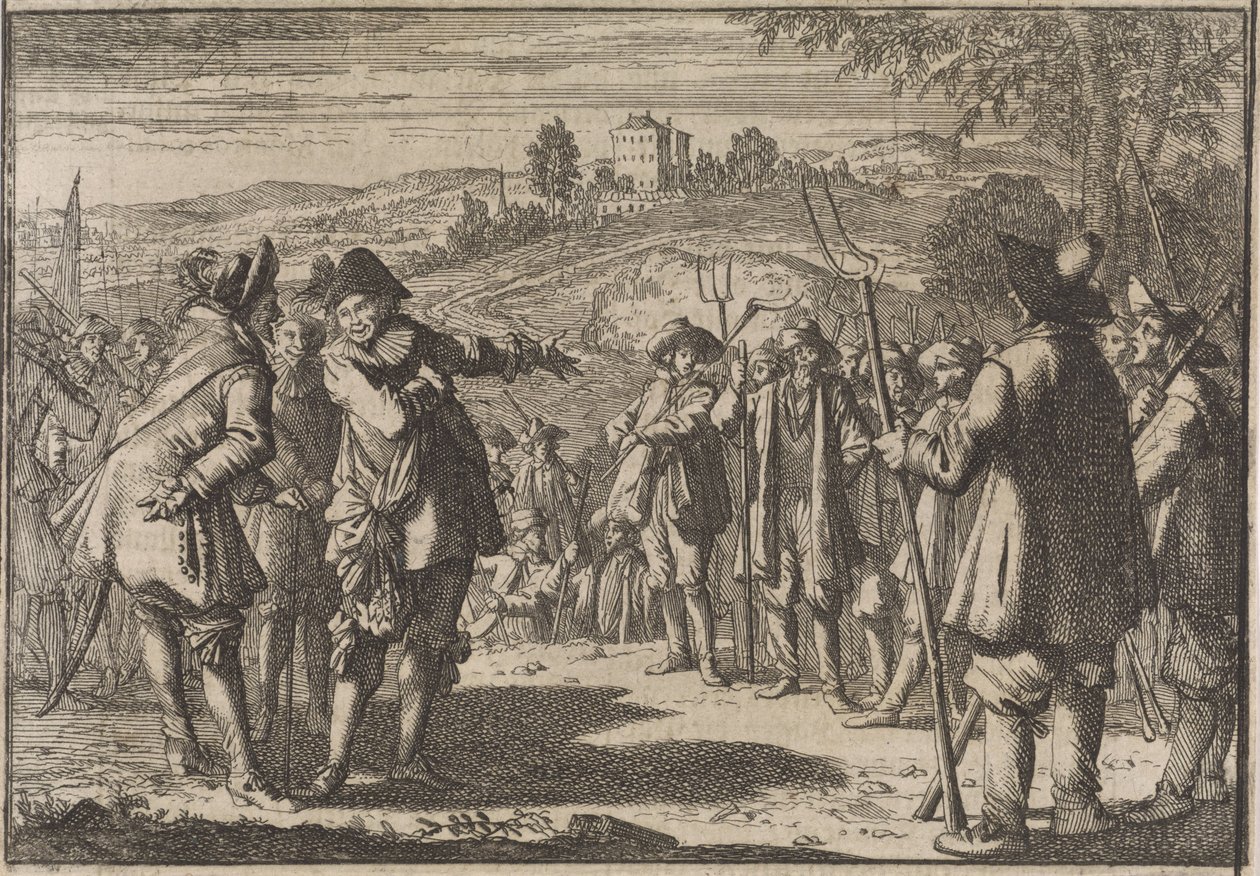 英国农民起义，1645 年 作者 Caspar Luyken（归因于）