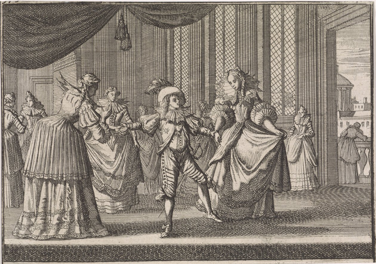 国王腓力四世长子巴尔萨扎-查理的教育，1642 年 作者 Caspar Luyken（归因于）