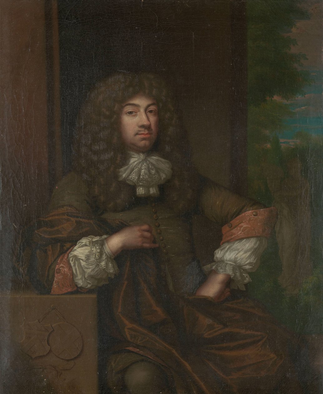 Jan Boudaen Courten（1635-1716 年）肖像，圣劳伦斯、谢拉赫和波普肯斯堡领主，米德尔堡法官和市议员 作者 Caspar Netscher（复制后）