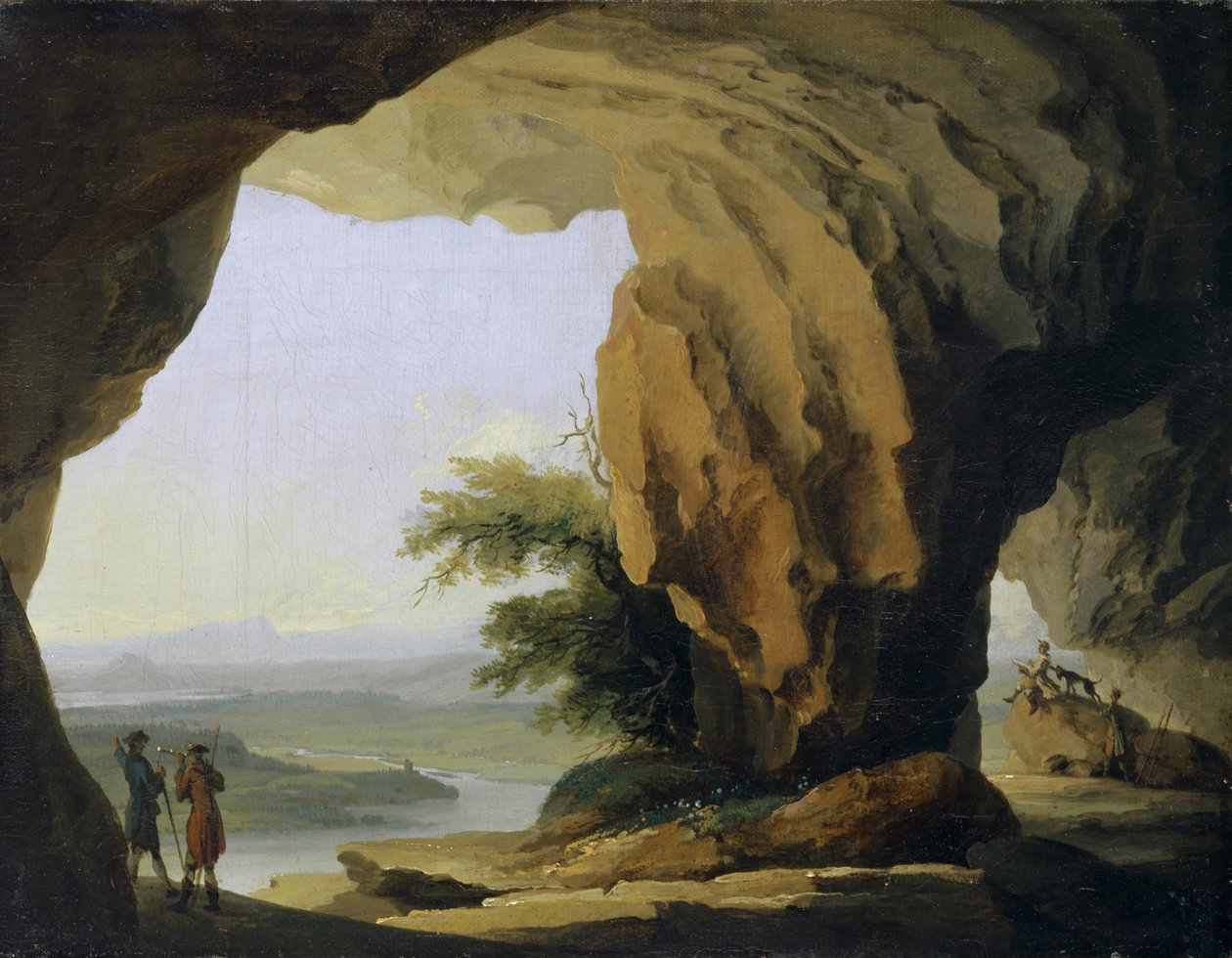 景观与Beatus洞穴，c.1774-77 作者 卡斯珀·沃尔夫
