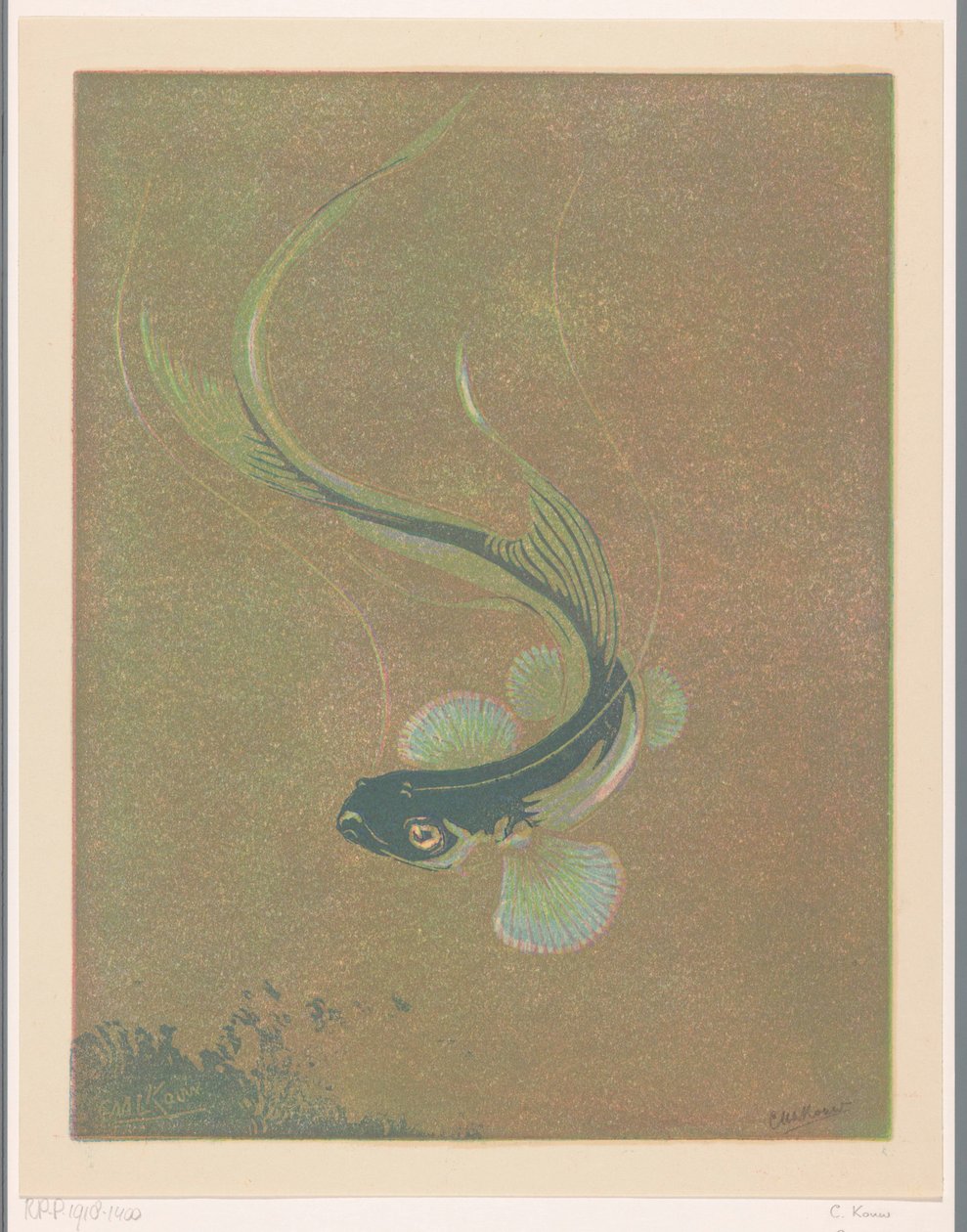 游鱼
游鱼（原标题） 作者 Casper ML Kouw（艺术家签名）