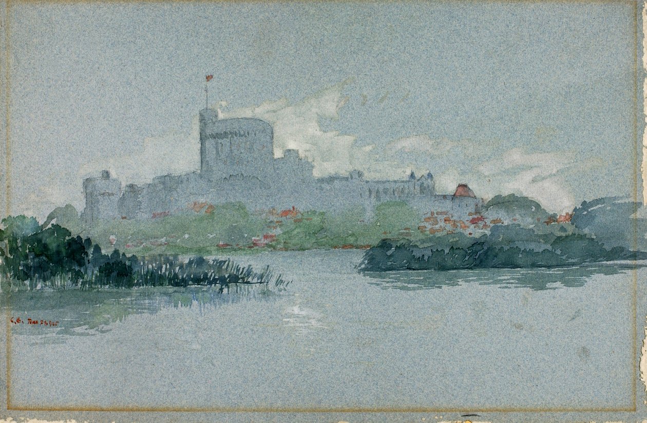 英国温莎城堡，1905年。 作者 卡斯吉尔伯特