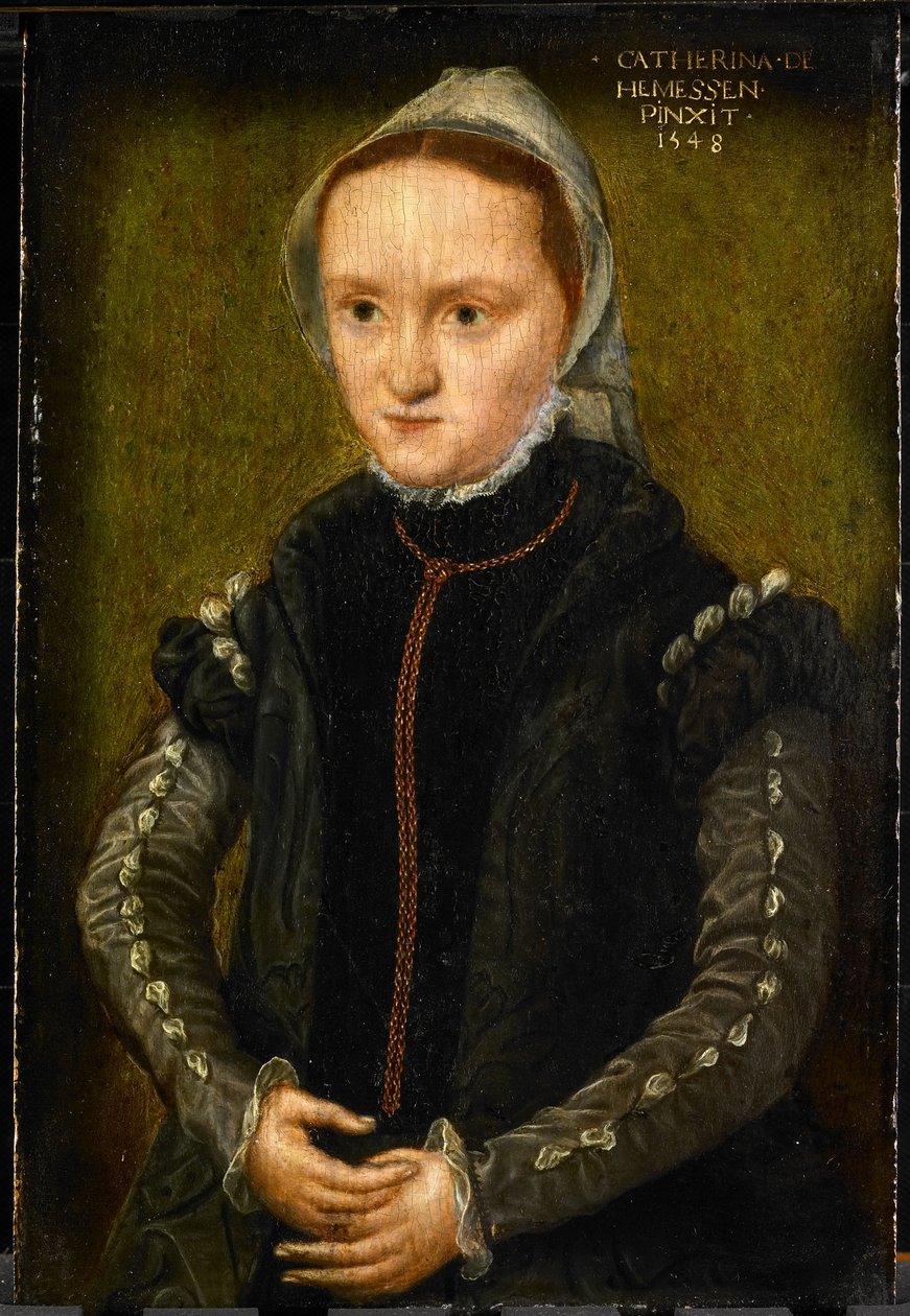 自画像，1548年 作者 凯瑟琳娜·范·赫姆森（Catharina van Hemessen）