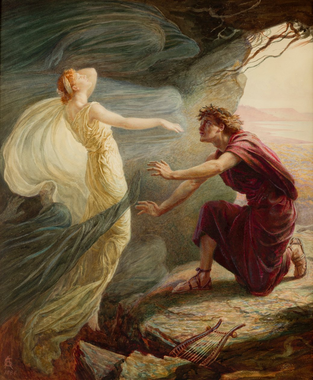 Orpheus和Euridice 作者 凯瑟琳·阿德莱德火花