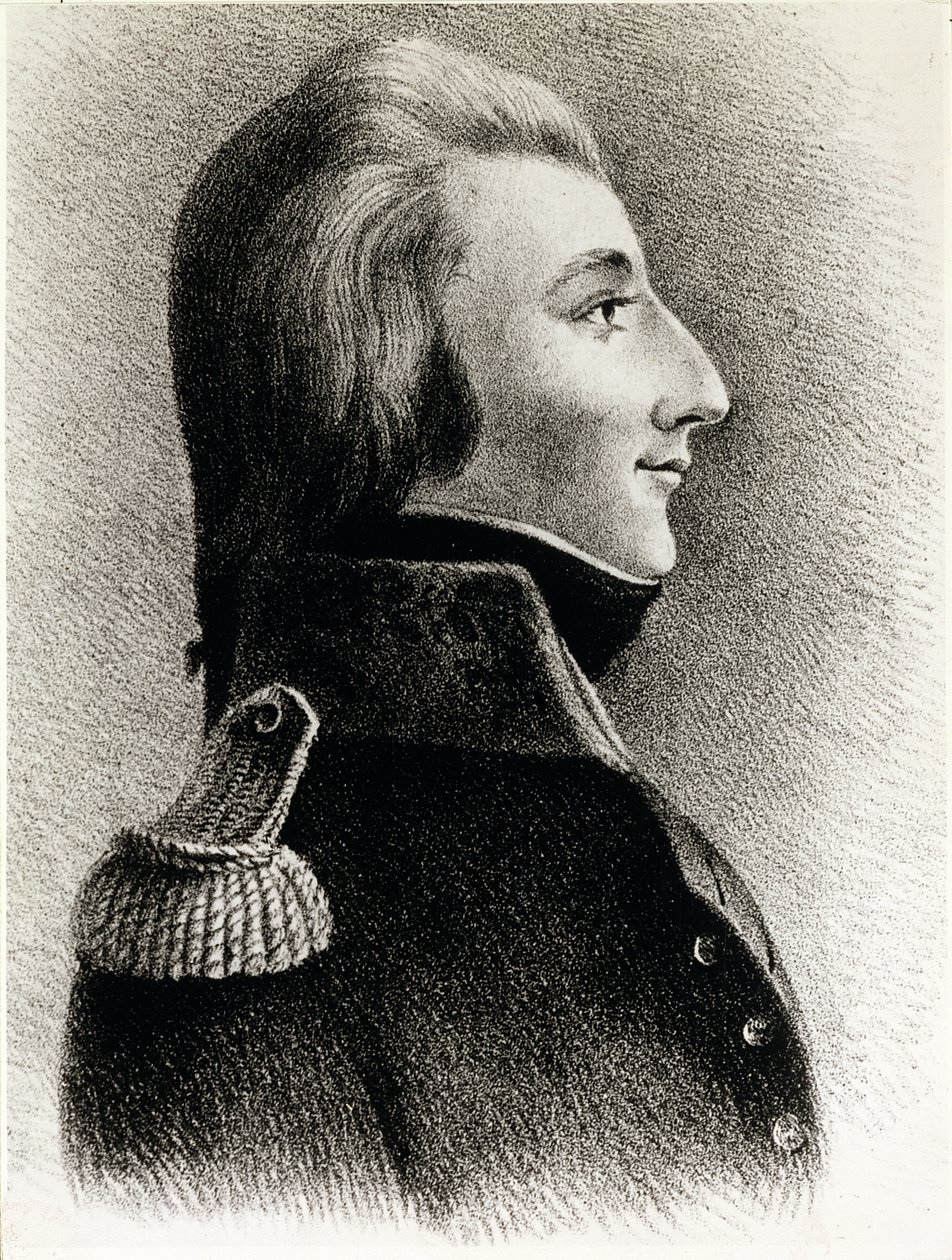 Theobald Wolfe Tone（1763-98），爱尔兰共和党人和反叛者（印刷品） 作者 凯瑟琳色调
