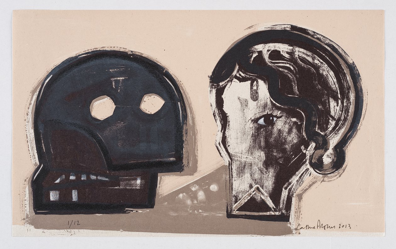 外观 5，2013 年（石版画，手工着色） 作者 凯西·皮尔金顿