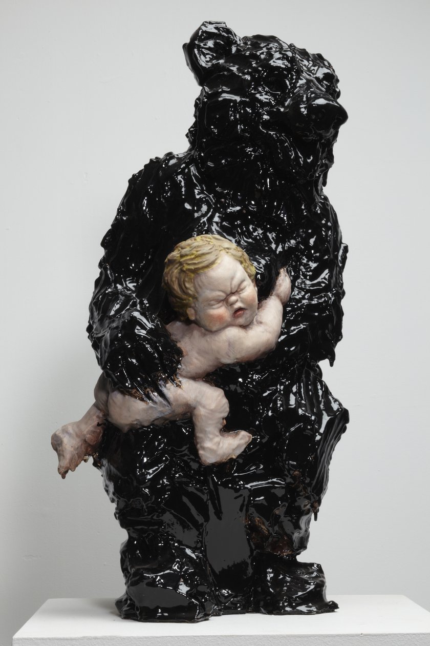 弃儿》，2010 年（白云石、颜料） 作者 凯西·皮尔金顿