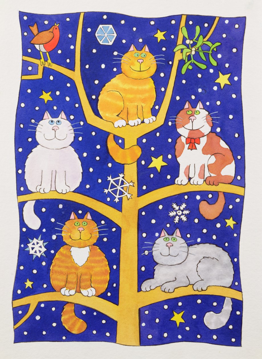 五只圣诞猫 作者 凯茜·巴克斯特（Cathy Baxter）