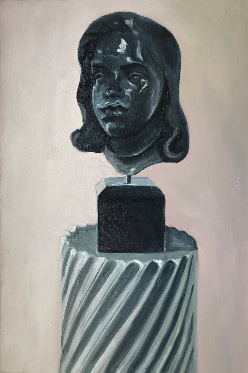 爱慕者，2014-17（亚麻布油画） 作者 凯茜·洛马克斯