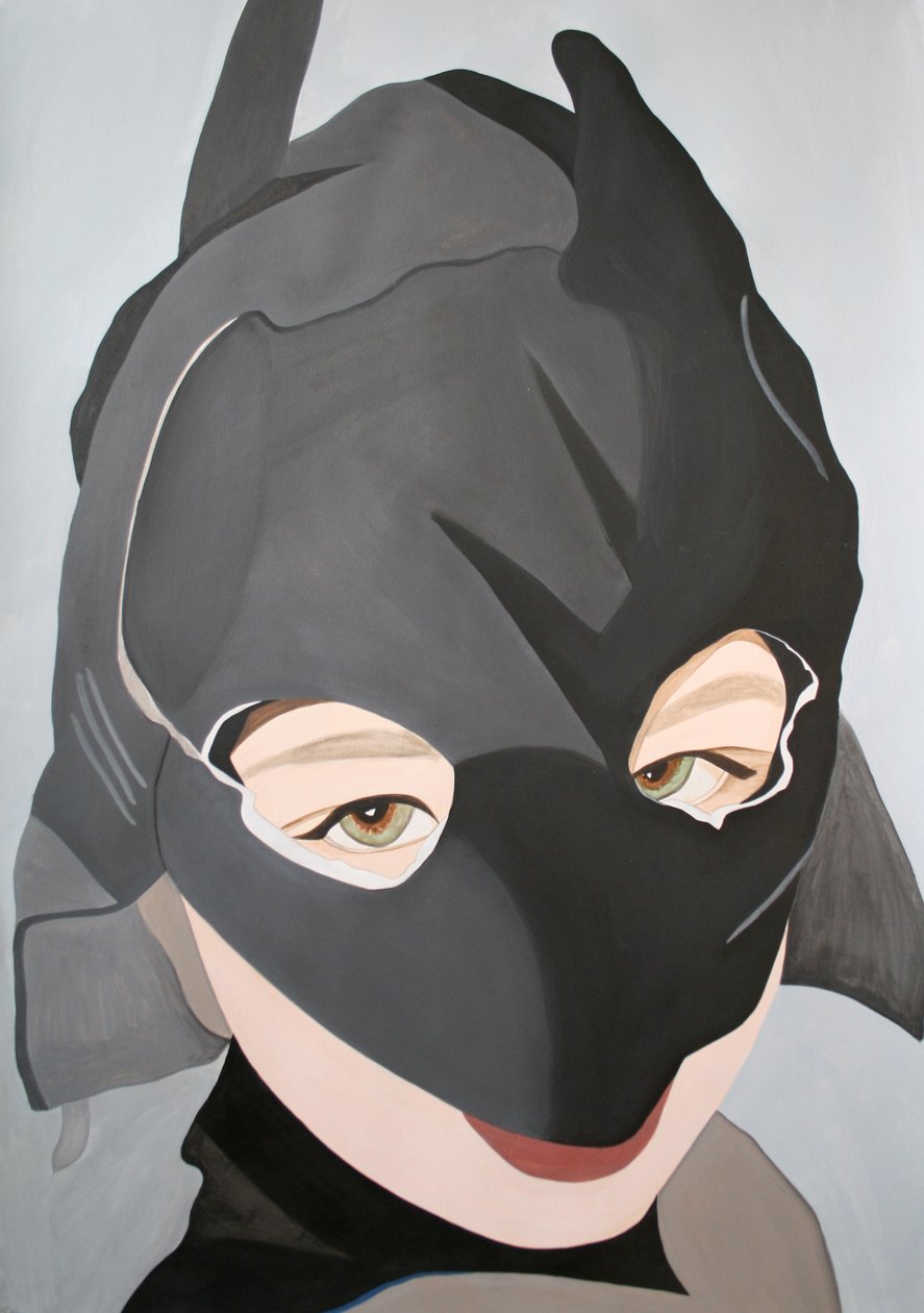 蝙蝠男孩，2003 年（丙烯酸纸张） 作者 凯茜·洛马克斯