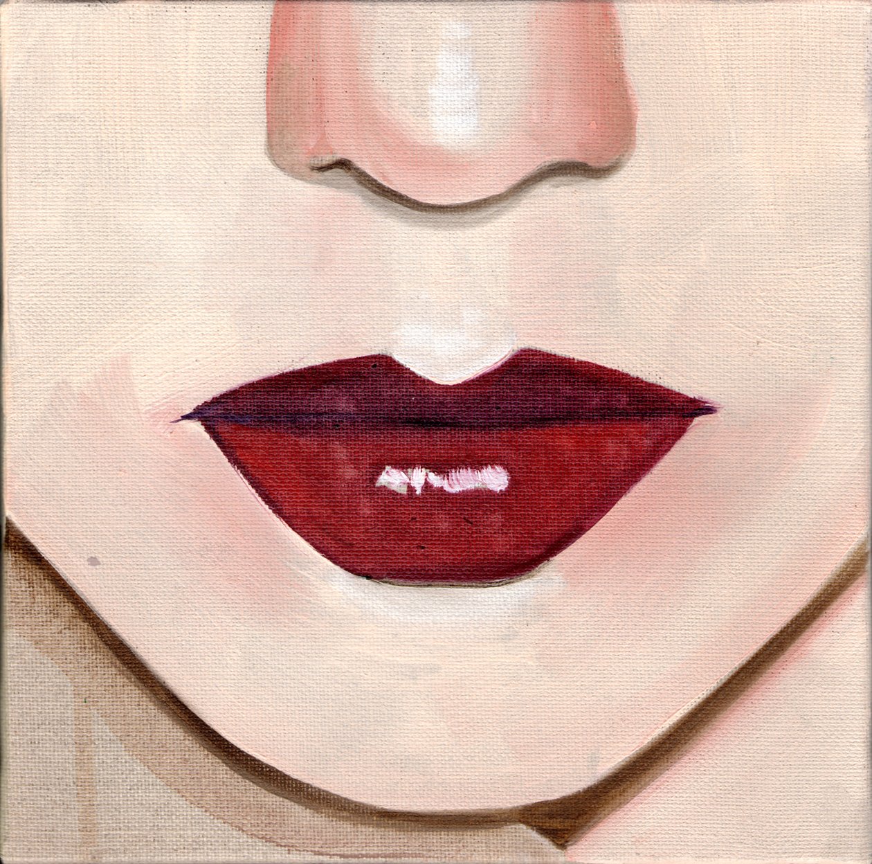 Maquillage 7，2013 年（布面油画） 作者 凯茜·洛马克斯