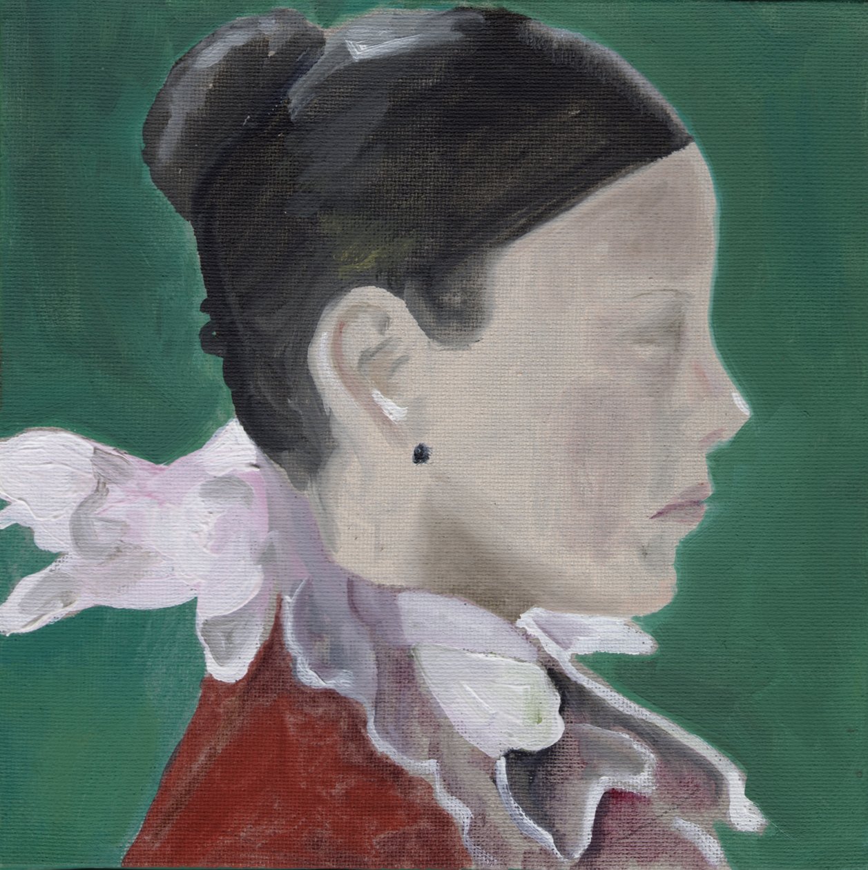 模拟都铎 13》，2011 年（布面油画） 作者 凯茜·洛马克斯