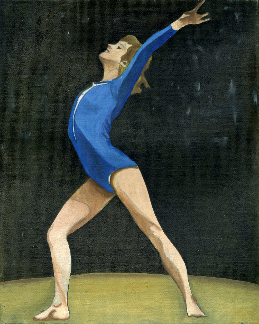 奥尔加，2003 年（布面油画板） 作者 凯茜·洛马克斯
