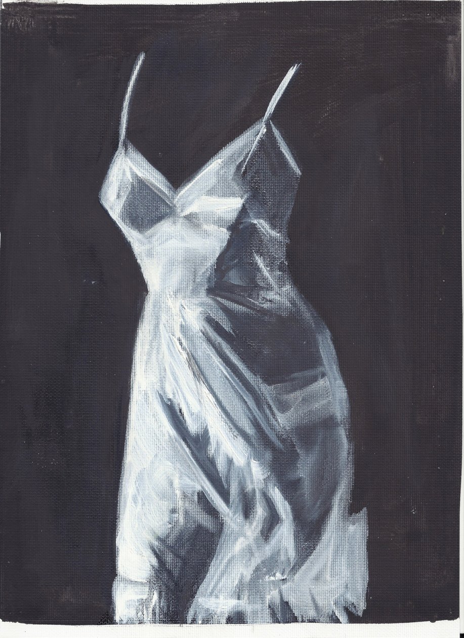 玫瑰 2，2012 年（纸上油彩和丙烯） 作者 凯茜·洛马克斯