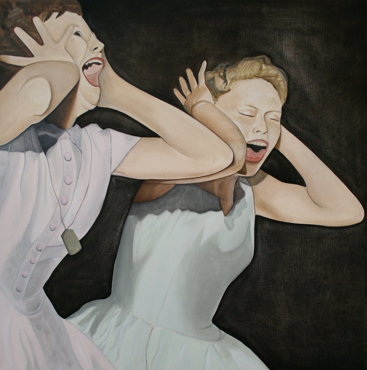上阿郎》，2003 年（亚麻布油画） 作者 凯茜·洛马克斯