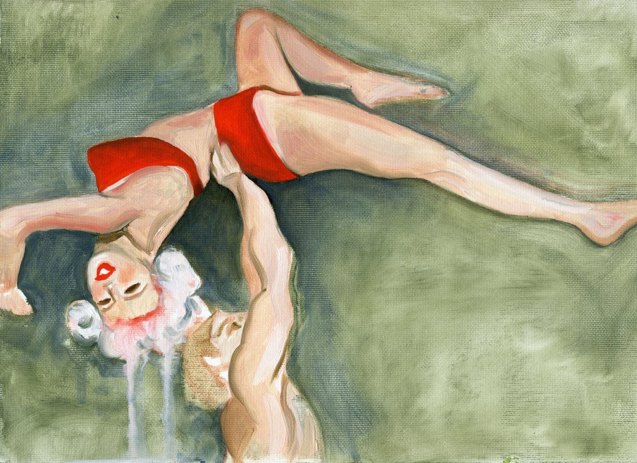 爱情女神的必然结局（杰恩 4），2008 年（布面油画） 作者 凯茜·洛马克斯