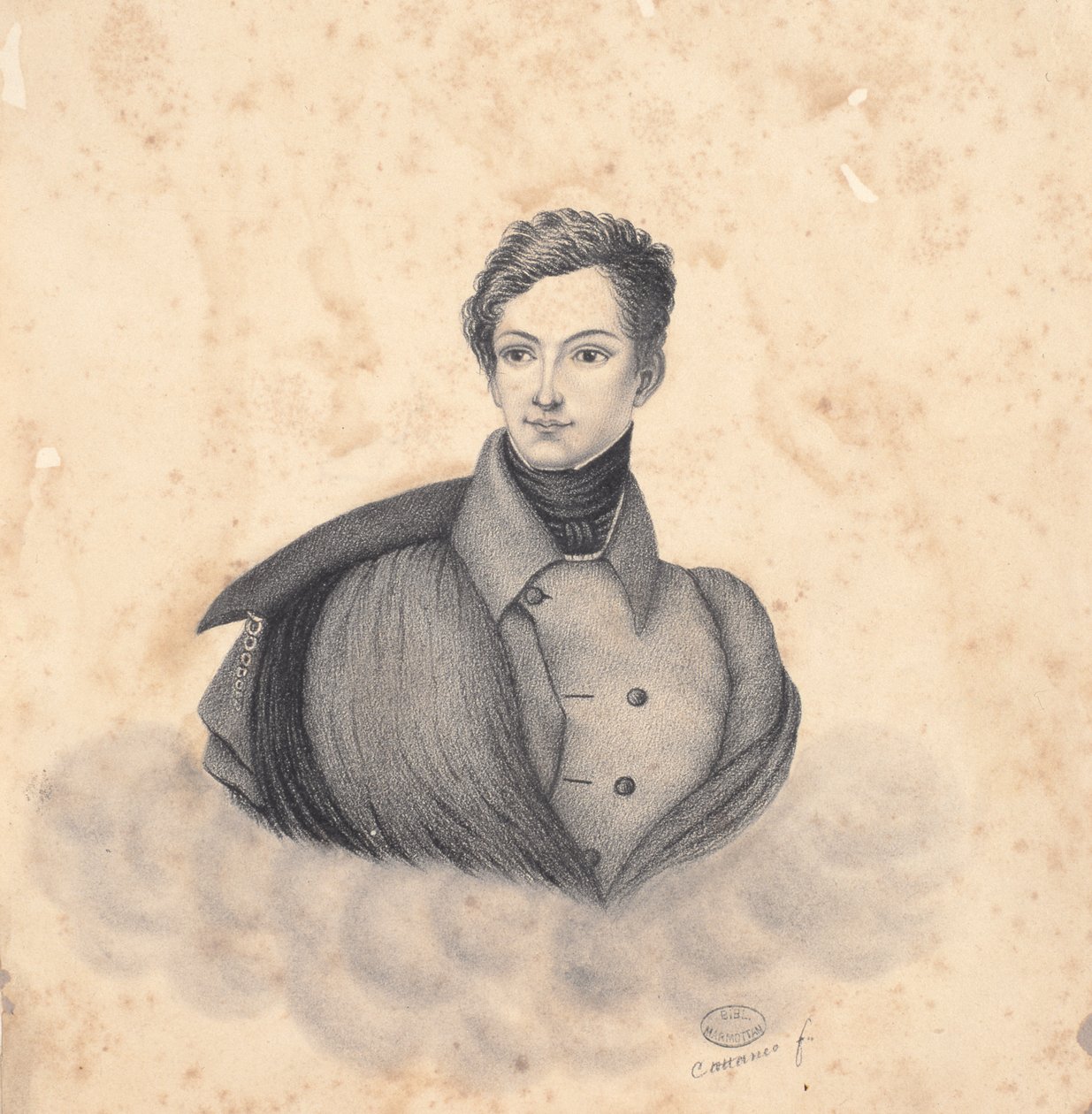 Frédéric（Fritz）Baciocchi的肖像 作者 卡塔尼奥