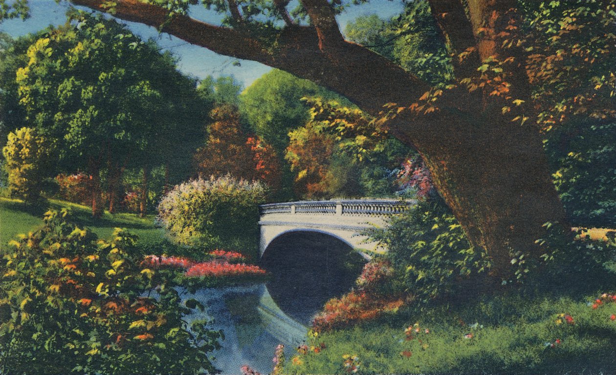 切诺基公园5号桥，1942年 作者 考菲尔德和舒克
