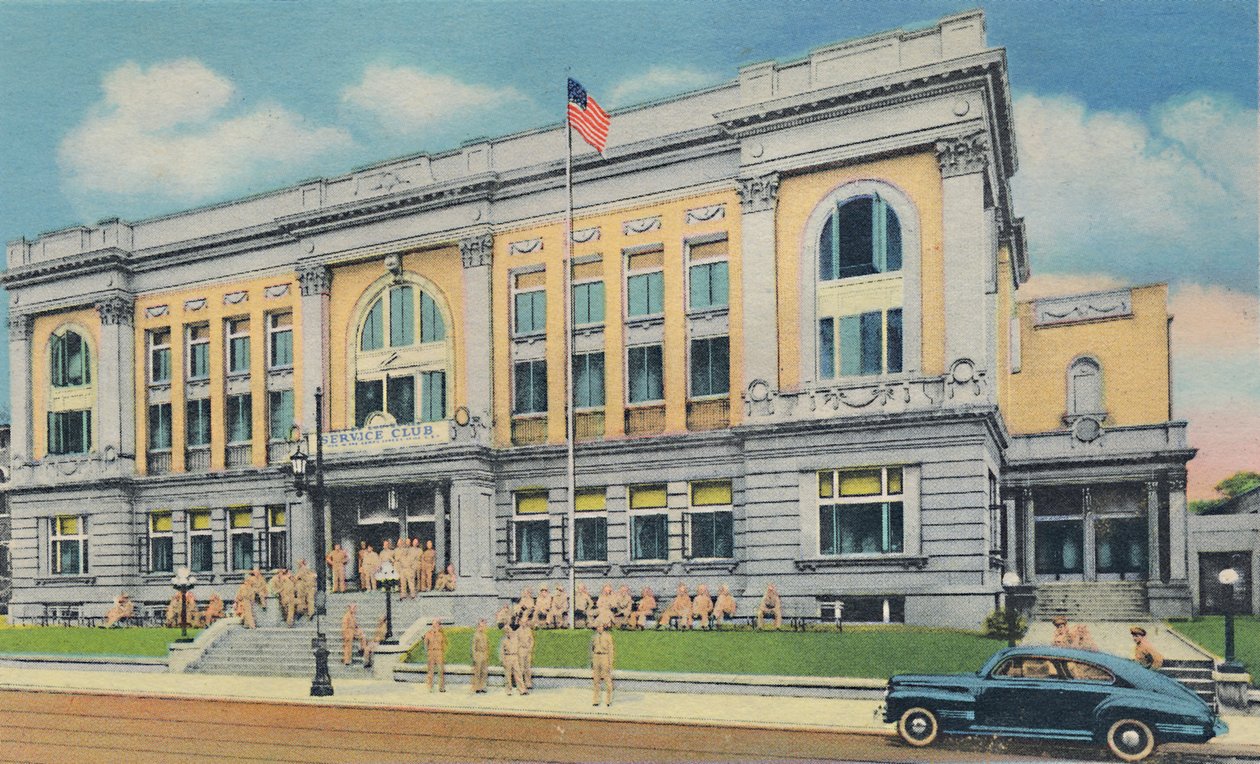 服务俱乐部，1942年 作者 考菲尔德和舒克