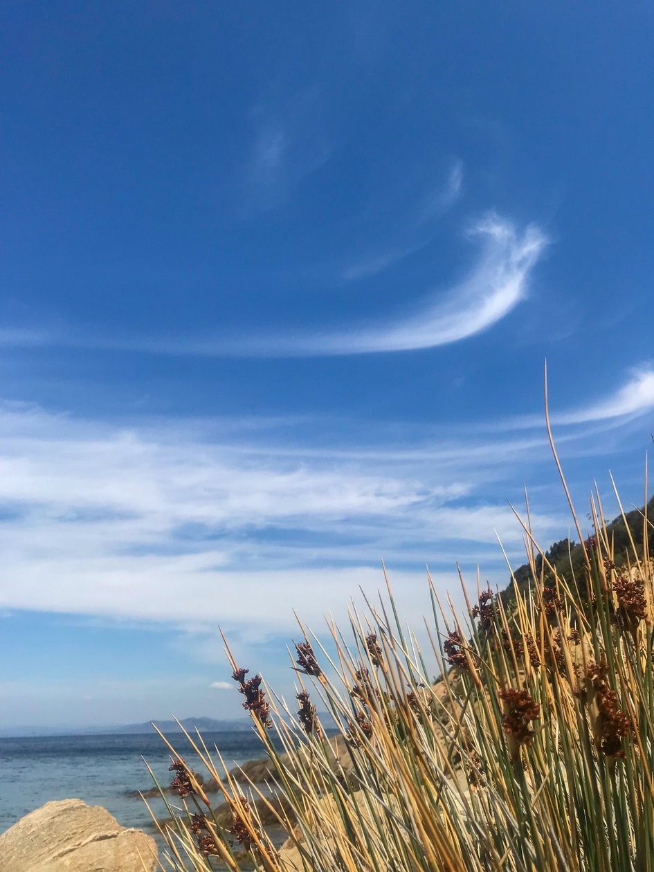 风景--天空与大海，2019（照片） 作者 塞西尔·贾梅特