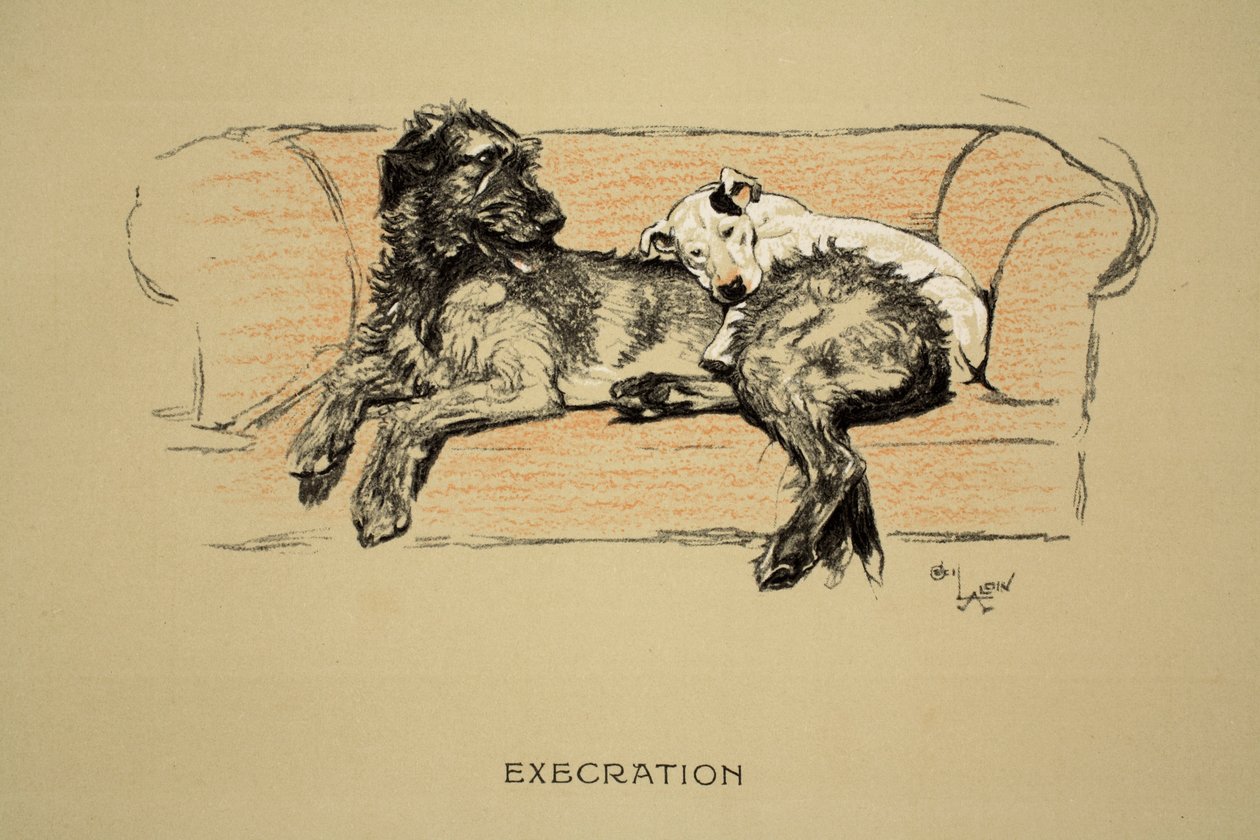 执行，1930年，第一版“睡眠伙伴”，Aldin，Cecil Charles Windsor（1870-1935），由Eyre和Spottiswoode Limited，Chalk和Charcoal出版在纸上 作者 塞西尔·查尔斯·温莎·奥尔丁