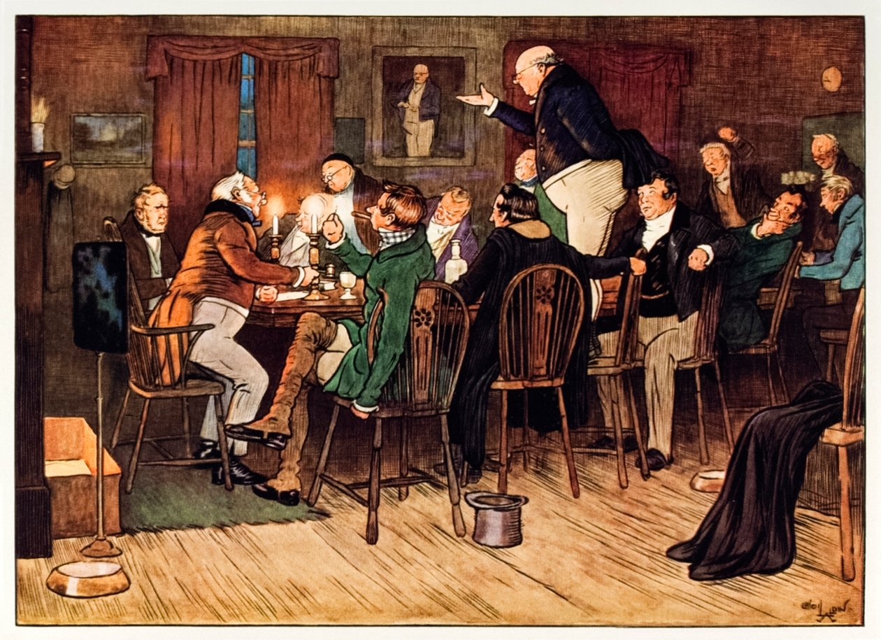 查尔斯·狄更斯（Charles Dickens）在匹克威克俱乐部（Pickwick Club）的遗嘱论文中展示了匹克威克俱乐部（Pickwick Club） 作者 塞西尔·查尔斯·温莎·奥尔丁