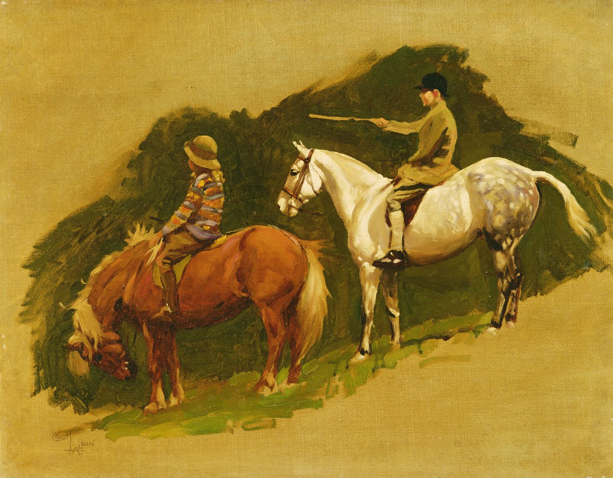 研究Cloutsham Farm，Exmoor（&39;The Devon and Somerset&39;）1925 作者 塞西尔·查尔斯·温莎·奥尔丁