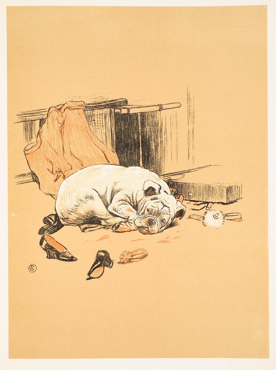 无法找到巧克力的失望，来自A Gay Dog，愚蠢年的故事Aldin，Cecil Charles Windsor（1870-1935），出版William Heineman，1905年。第1版，插图，粉笔和C 作者 塞西尔·查尔斯·温莎·奥尔丁