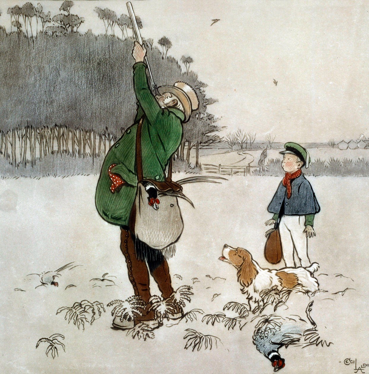 Cecil Aldin (1870-1935) 19 世纪私人收藏 作者 塞西尔·查尔斯·温莎·奥尔丁