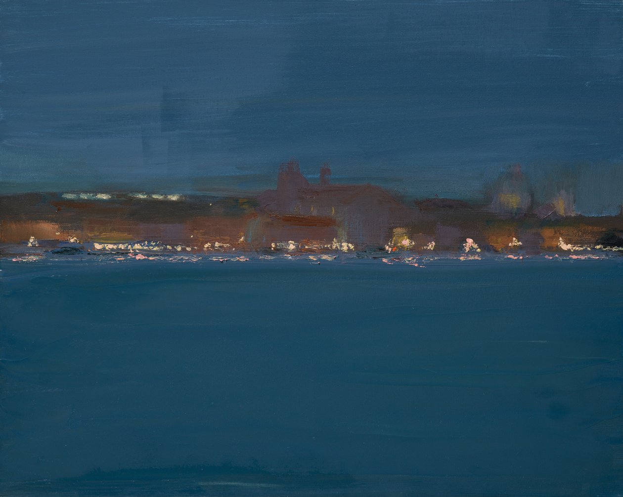 夜光，威尼斯（布面油画） 作者 